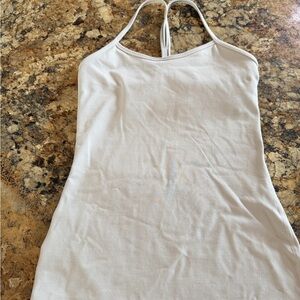 White Lululemon Razor Tank